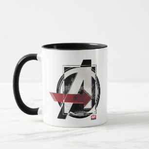Mug Classique Avengers   Logo des vengeurs de couleur 