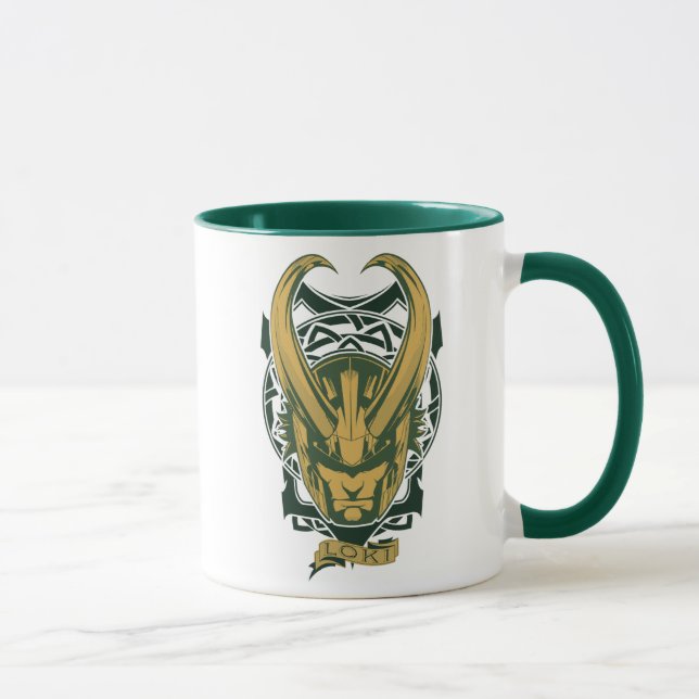 Mug Classique Avengers | Norse Loki Graphic (Droite)