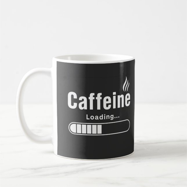 Mug Classique – “Chargement de caféine…” (Gauche)