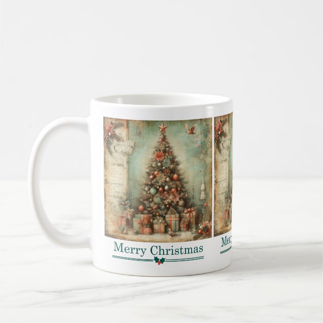 Mug classique d'arbre de Noël (Gauche)