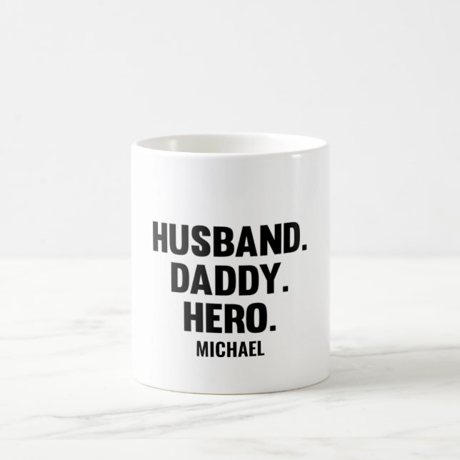 Mug classique de Fête des pères personnalisée (Centre)