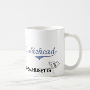 Mug Classique de ville de Marblehead le Massachusetts