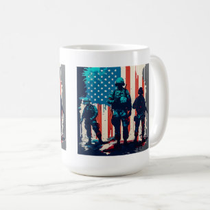 Mug classique des soldats américains, 15 oz