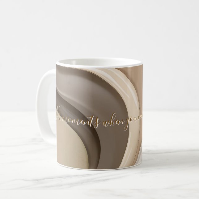 Mug classique en graphisme abstrait (Devant gauche)