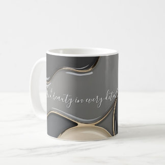 Mug classique en graphisme abstrait