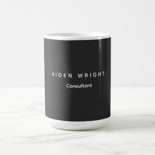 Mug Classique gris attrayant minimaliste