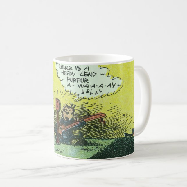Mug classique "Il y a une terre agitée"  (Devant droit)