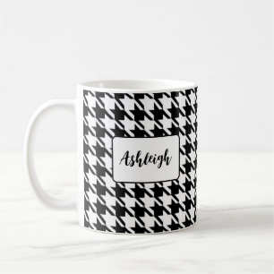Mug classique noir et blanc personnalisé, 11 oz