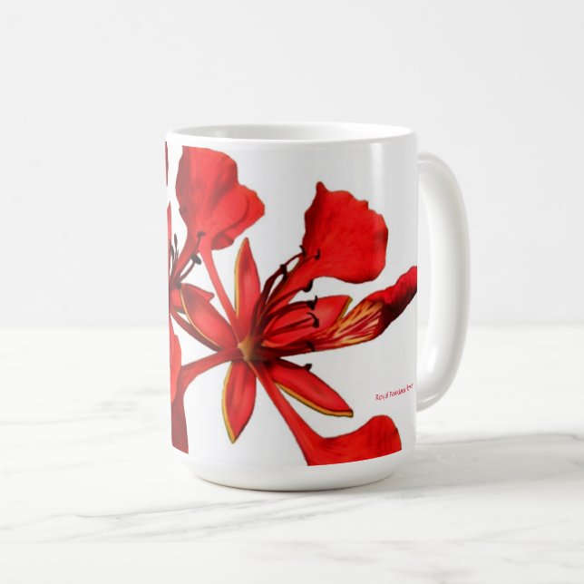 Mug classique Royal Poinciana (Devant droit)
