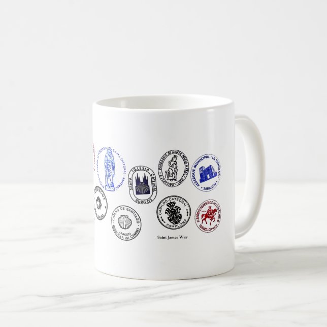 Mug classique Saint James Way (Devant droit)