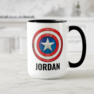 Mug Classiques Avengers   Bouclier brossé de Captain A