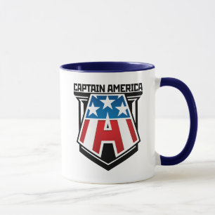 Mug Classiques Avengers   Icône patriotique de Captain