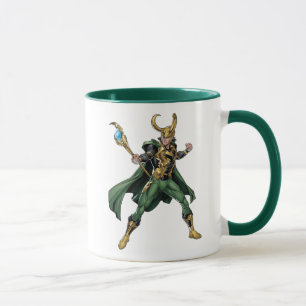 Mug Classiques Avengers Loki avec bâton