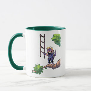 Mug Classiques Avengers Mini Hawkeye dans l'arbre
