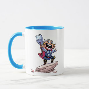 Mug Classiques Avengers Mini Thor avec Mjolnir