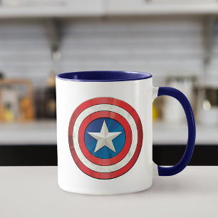 Mug Classiques des Avengers   Bouclier brossé de Capta