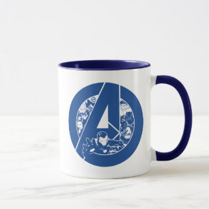 Mug Classiques des Avengers Logo des Avengers dans l