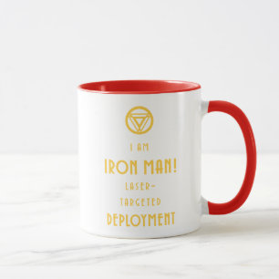 Mug Classiques des Vengeurs   Typographie d'Iron Man