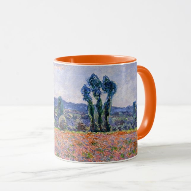 Mug Claude Monet - Poppy Field 1890 (Giverny) (Devant droit)