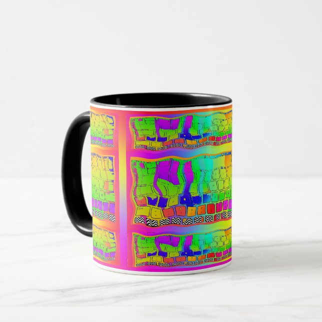 Mug Clavier mosaïque (Devant gauche)