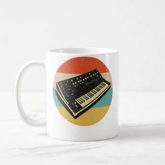 Mug Clavier Synthétiseur Modulaire Rétro Analogique