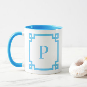 Mug Clé ciel bleu grec clé de bordure Monument