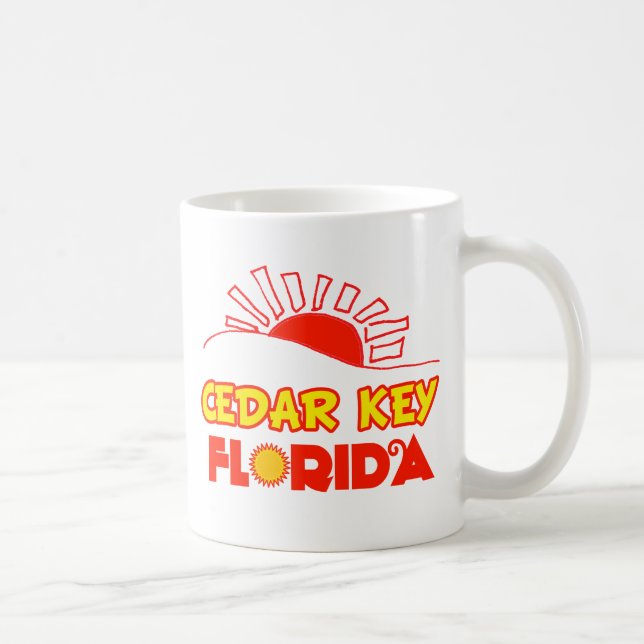 Mug Clé de cèdre, la Floride (Droite)