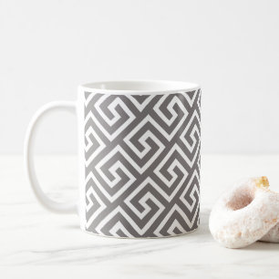Mug Clé grecque classique Carré Motif Swirl