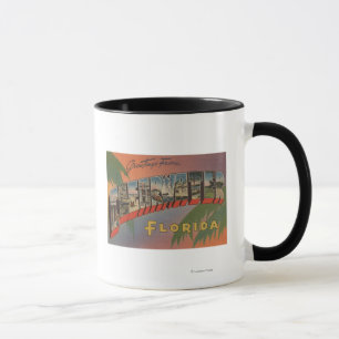 Mug Clearwater, la Floride - grandes scènes de lettre