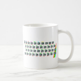 Mug Clés de clavier de spectre de Sinclair ZX