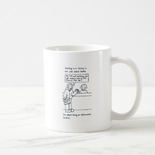 Mug Cliente de femelle d'humour de bibliothécaire