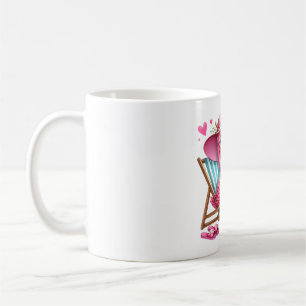 Mug Clipart de Flamant rose mignonne