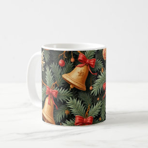 Mug Cloches de fête, motif décoratif.