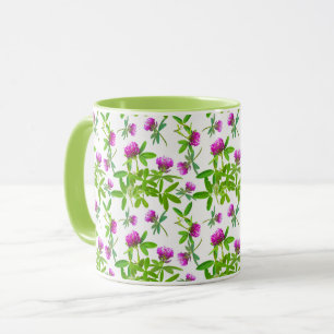 Mug Cloches rouges sur blanc