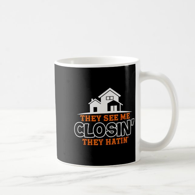 Mug Closing S Like A Boss Real Estate Funny Realtor  (Droite)