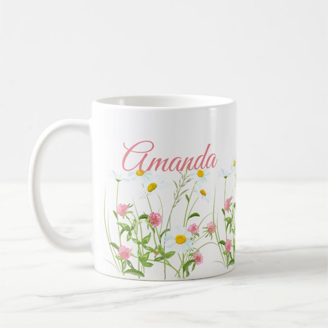 Mug Clovers & Daisy (Gauche)