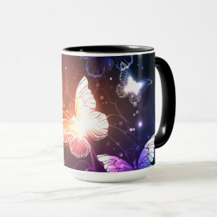 Mug Clowing Night Butterflies