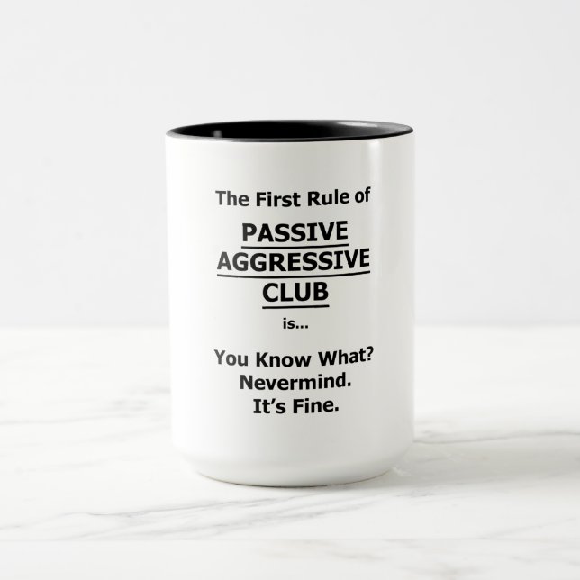 Mug Club agressif passif (Centre)