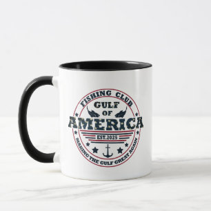 Mug Club de pêche du golfe d'Amérique patriotique amér