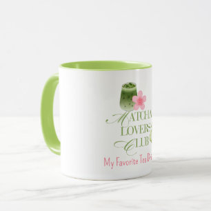 Mug Club des Amoureux de Matcha Macarons au Thé Vert &