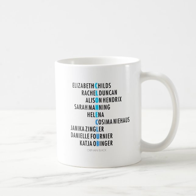 Mug Club orphelin de clone du noir | - anagramme (Droite)
