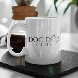 Mug Club Papa Chien Art Ligne Minimaliste