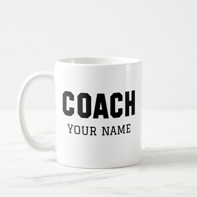 Mug Coach Votre Nom (Gauche)