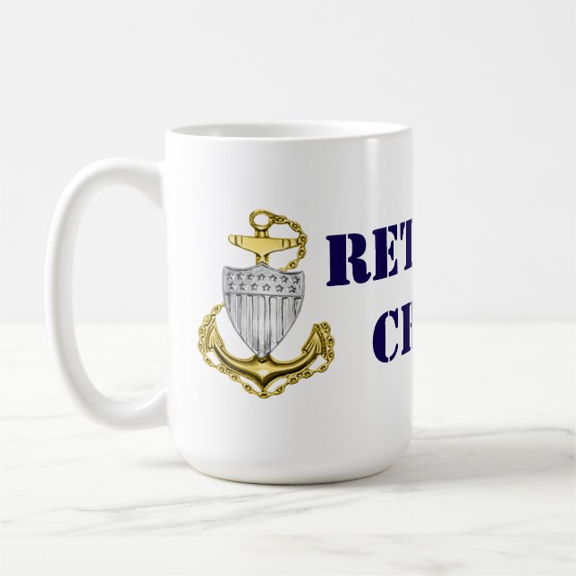 Mug Coast Guard Chief Retired (Gauche)
