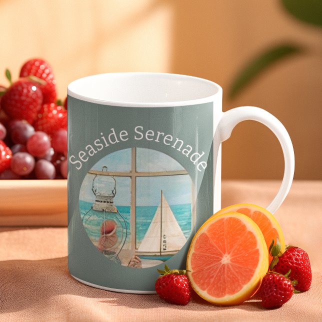 Mug Coastal Melody Seaside Serenade (Créateur téléchargé)