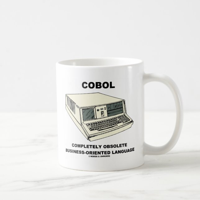 Mug COBOL Lang. commercial complètement obsolète (Droite)