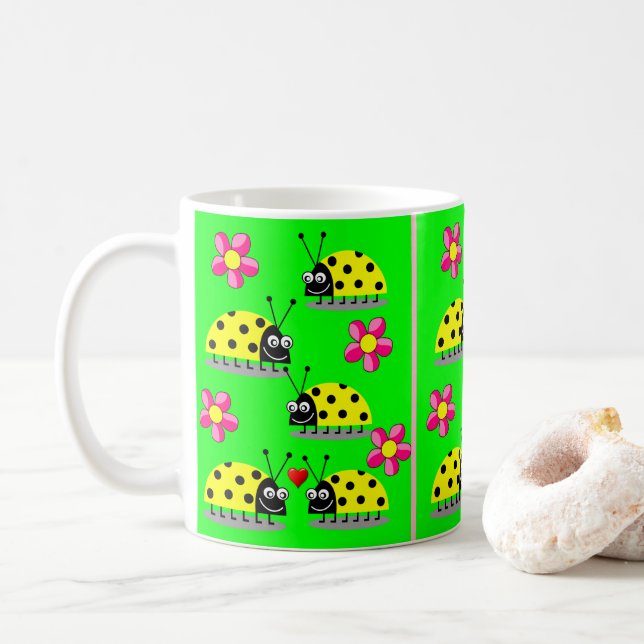 Mug coccinelle (Avec donut)