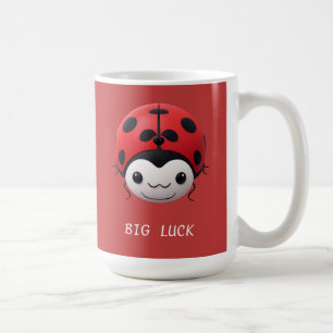Mug Coccinelle de dessin animé heureuse pour cadeau