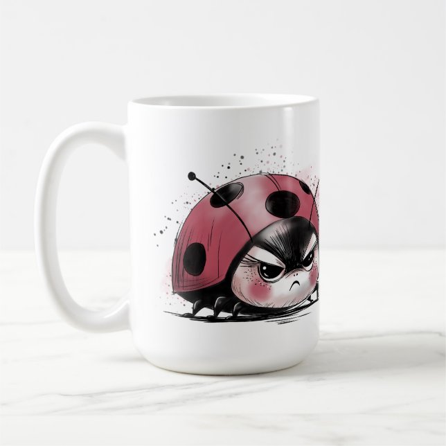 Mug Coccinelle grincheuse (Gauche)