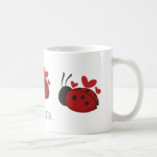 Mug coccinelle mignonne personnalisée